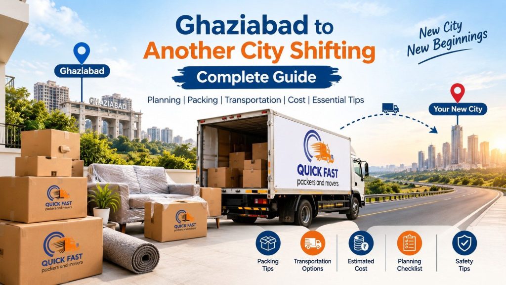 Ghaziabad to Another City Shifting